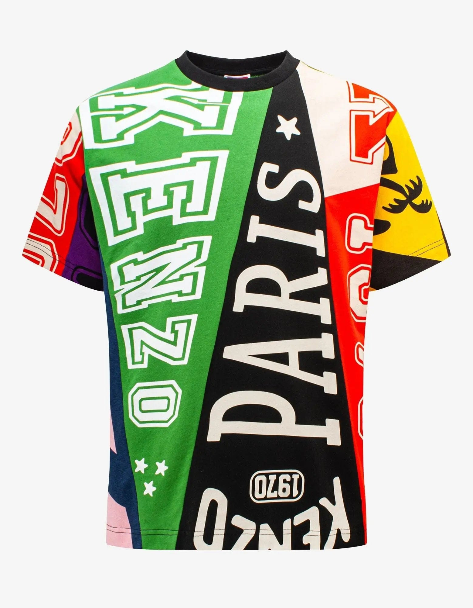 Kenzo Multicolour Logo Print T-Shirt - 1