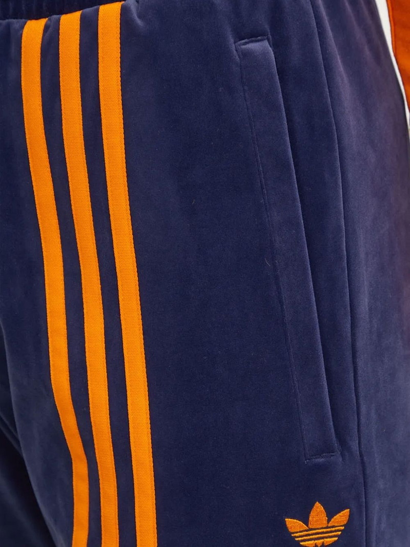 three-stripe velour trousers 4