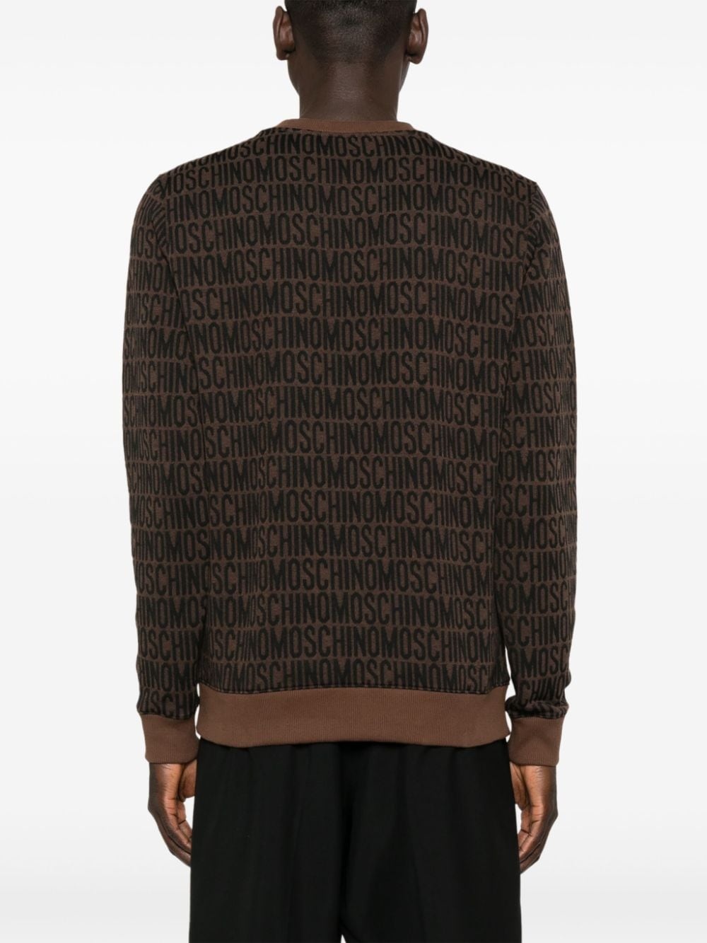 logo-jacquard sweatshirt - 4