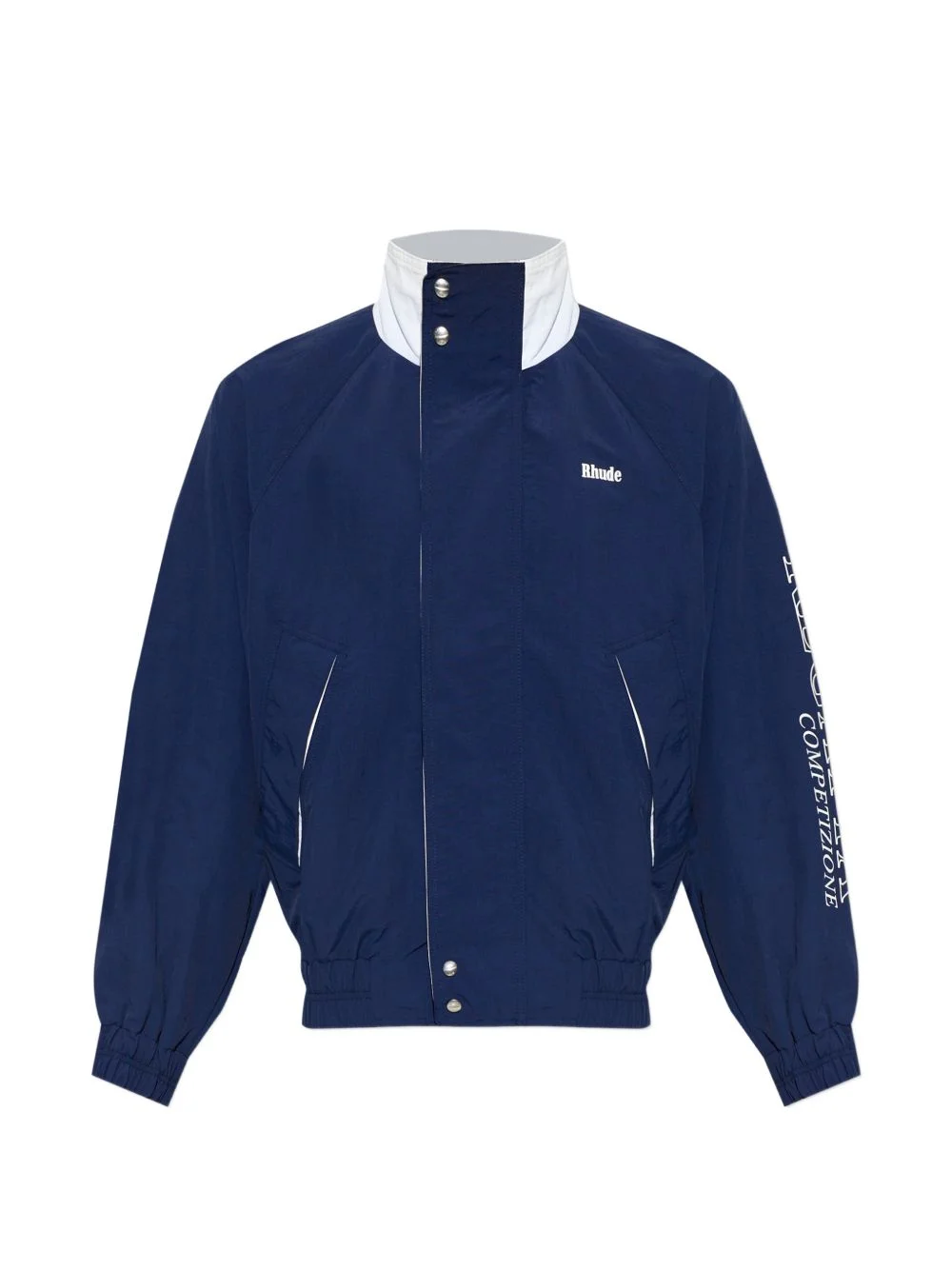 logo-print track jacket - 1