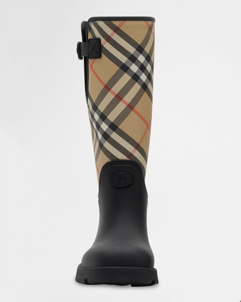 Burberry Marsha Stamp High Synthetic Rubber Rain Boots outlook
