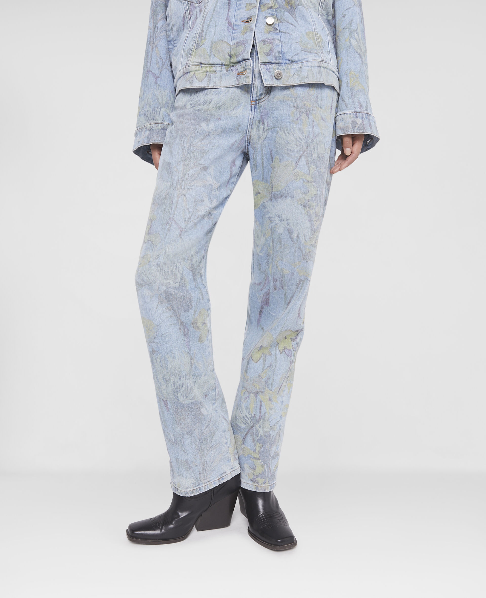 Rewild Flora Print Straight Leg Jeans - 4