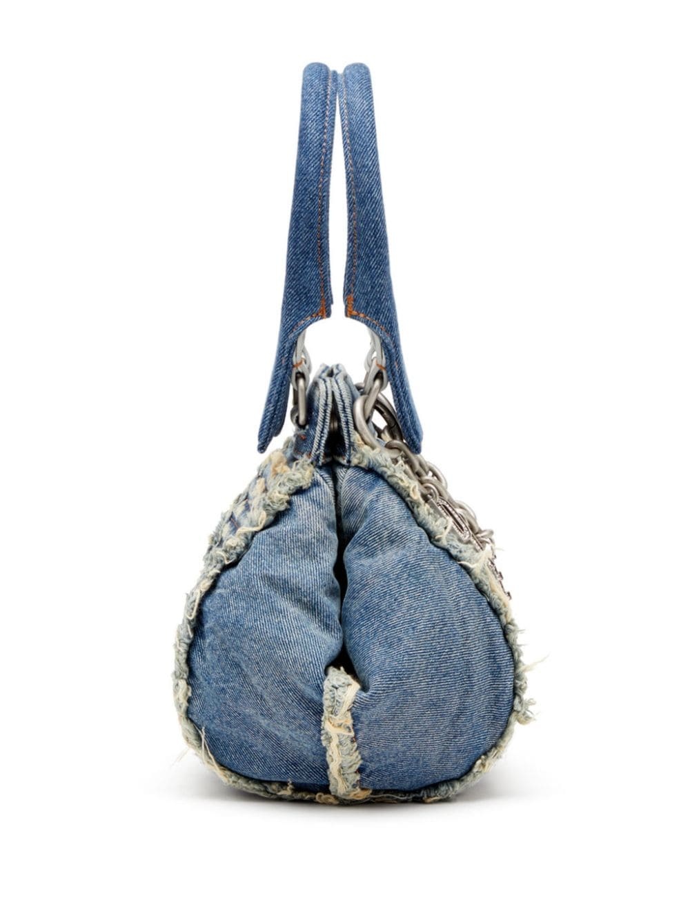 D-Vina-XS distressed denim shoulder bag - 3