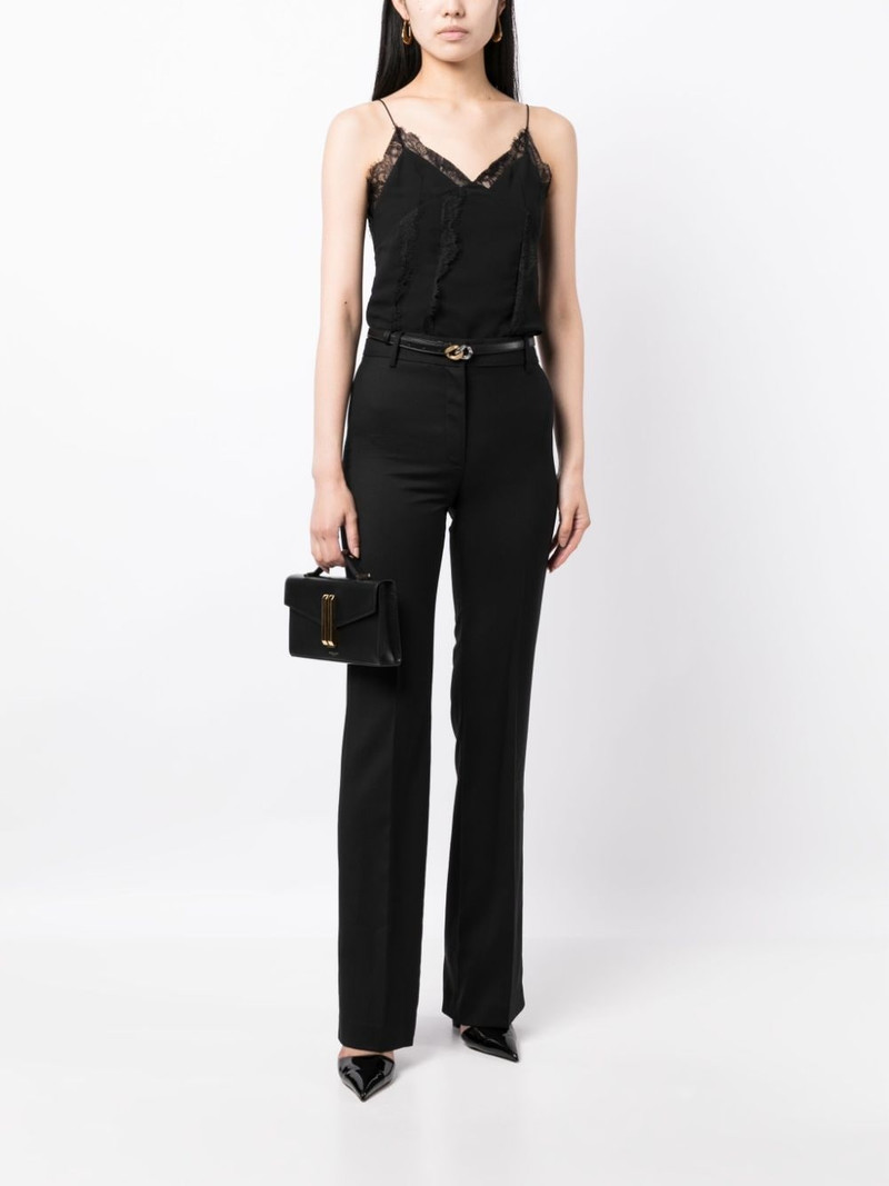 NILI LOTAN high-waist wool tailored-cut trousers outlook