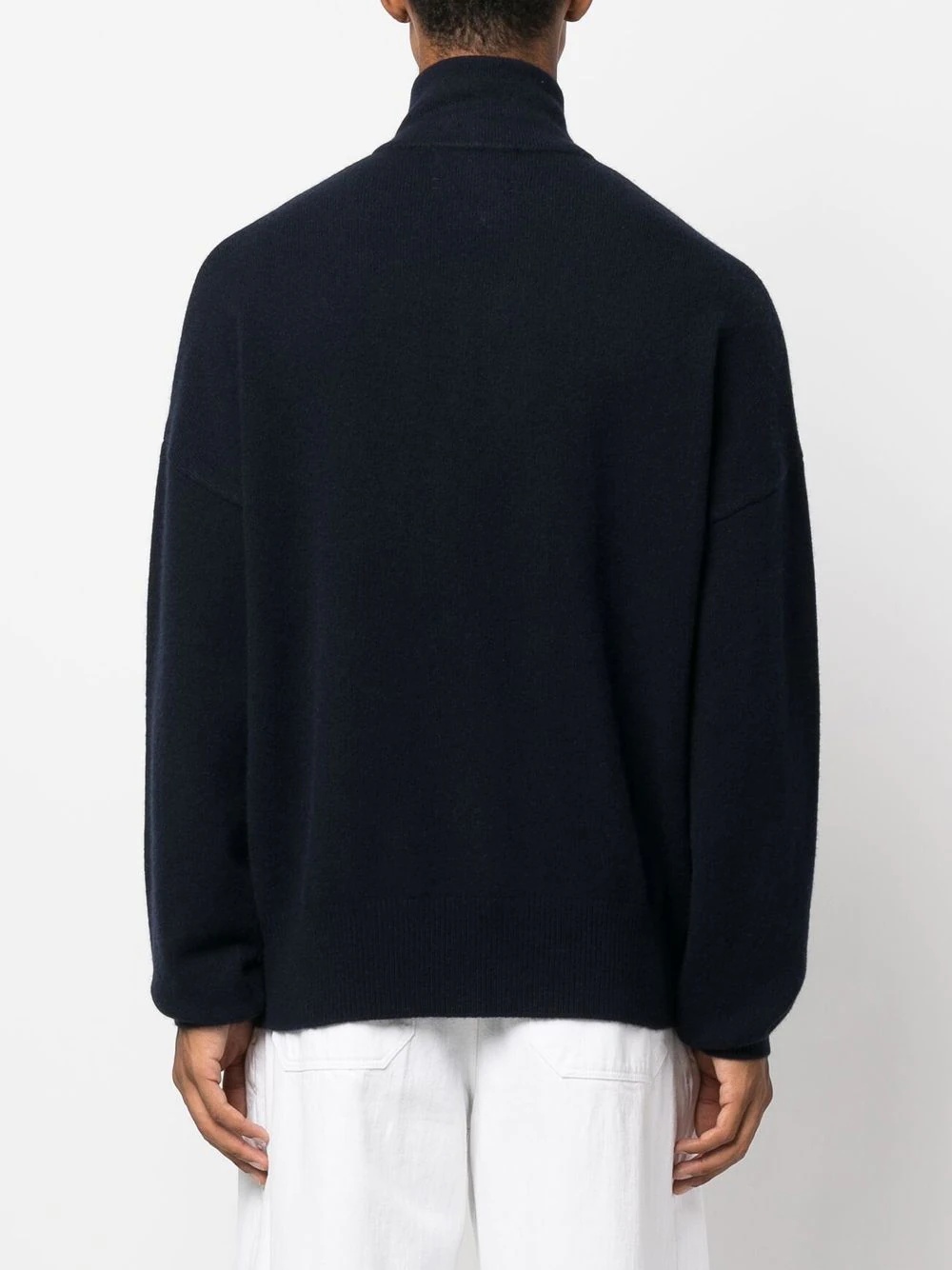 high-neck zipped jumper - 5