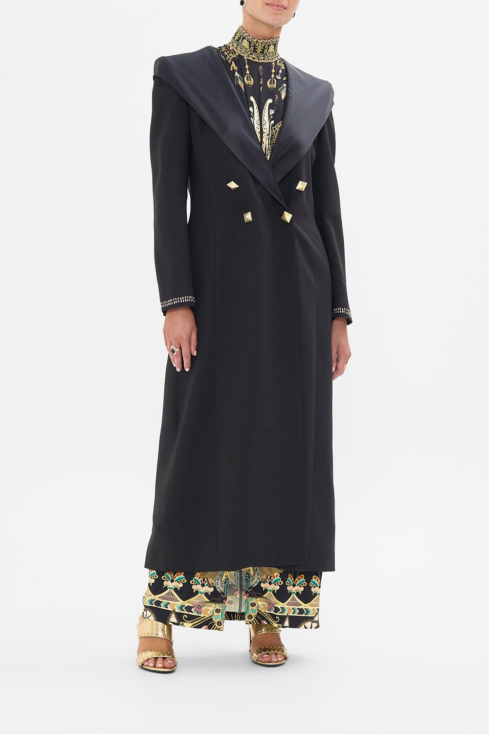 LONG COAT WITH HOOD - 2