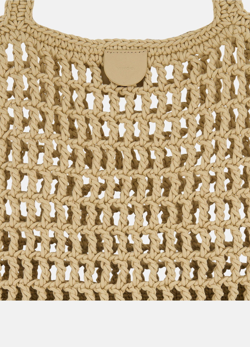 Vince Barcelona Cotton Crochet Large Tote outlook