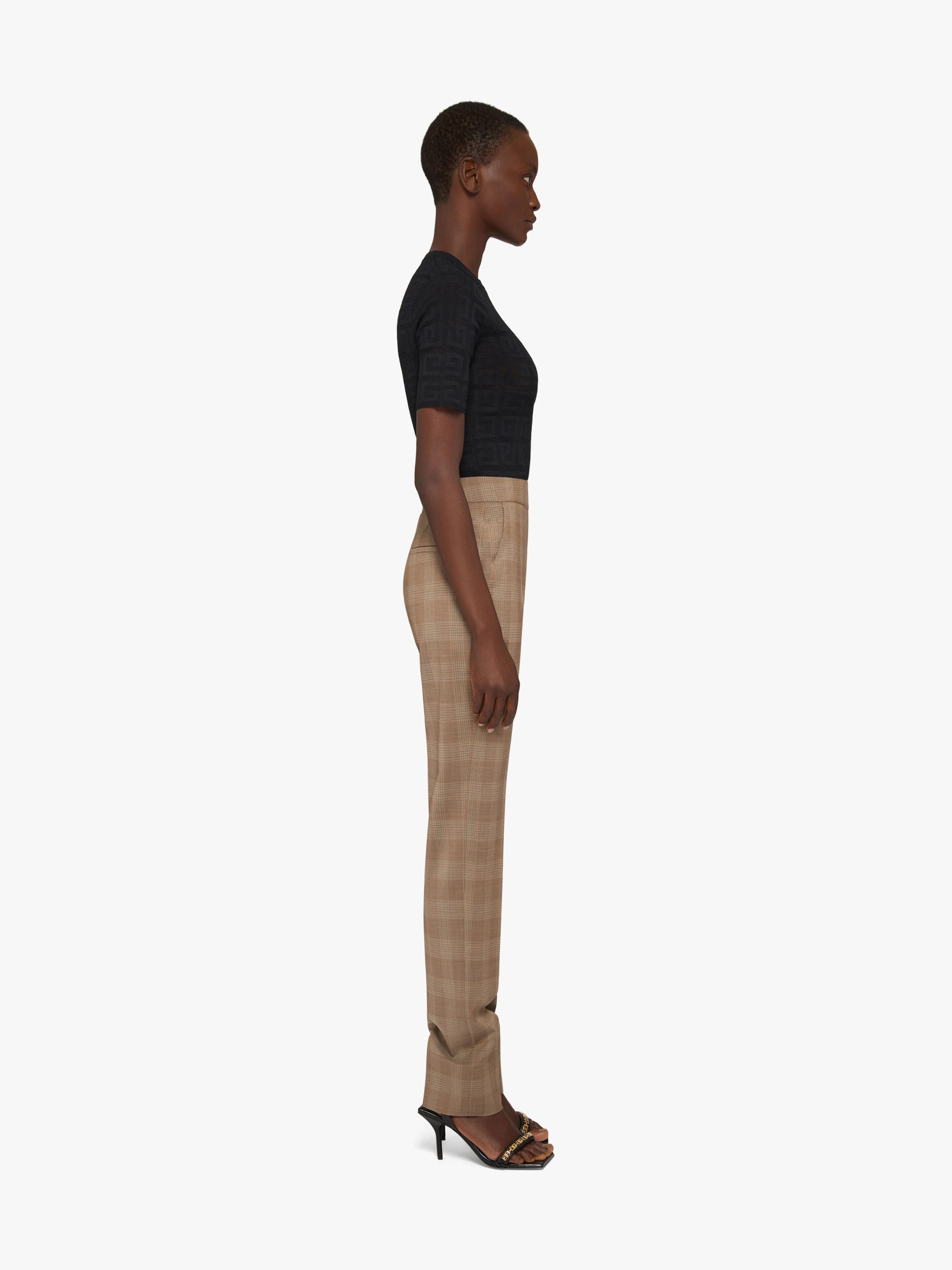SLIM FIT PANTS IN WOOL - 3