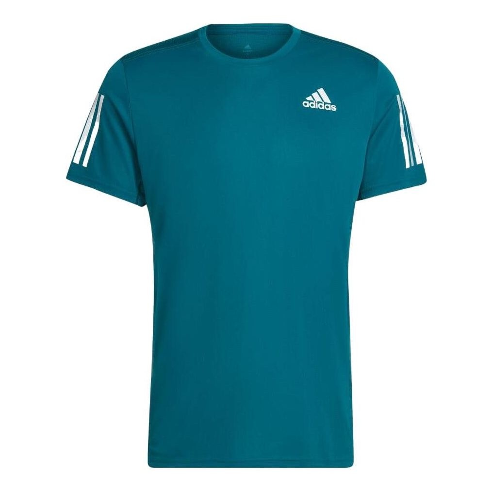 Men's adidas Tennis Training Sports Stripe Solid Color Logo Breathable Quick Dry Casual Short Sleeve - 1