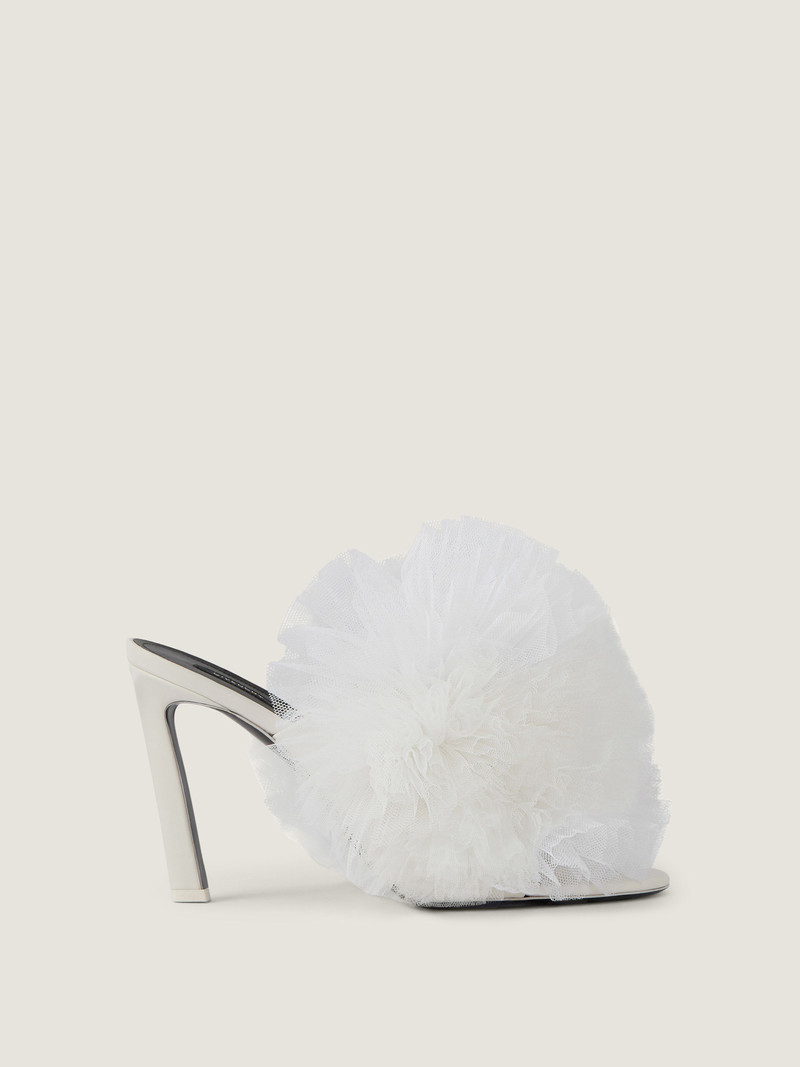 FROU-FROU HEELED MULES IN ORGANZA 2