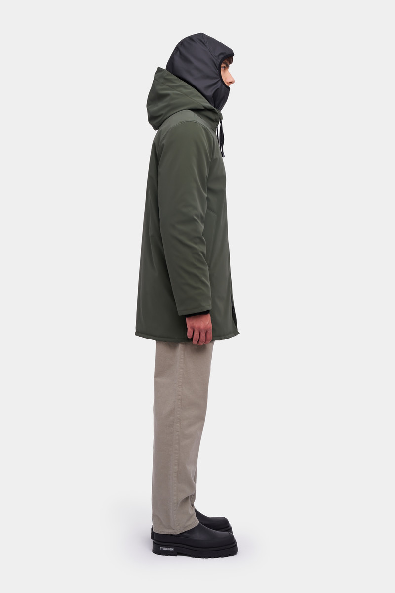 Stockholm Winter Matte Jacket Dark Green 3