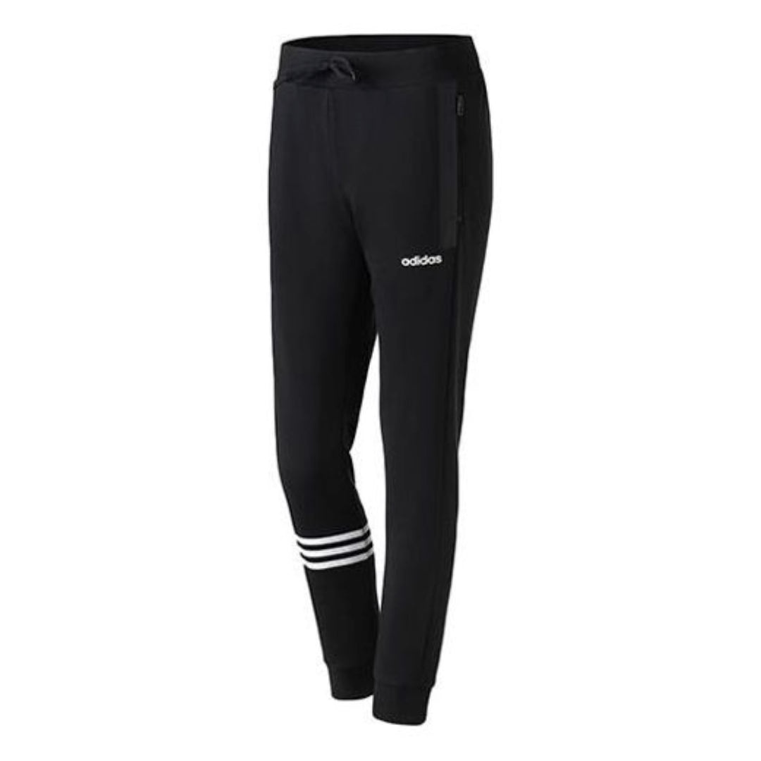 (WMNS) adidas Essentials Motion Pack Pants Asia Sizing 'Black White' DT7282 - 1