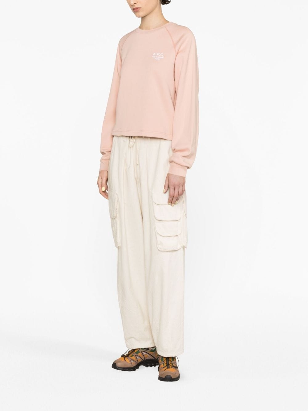 Oona logo-embroidered sweatshirt - 4