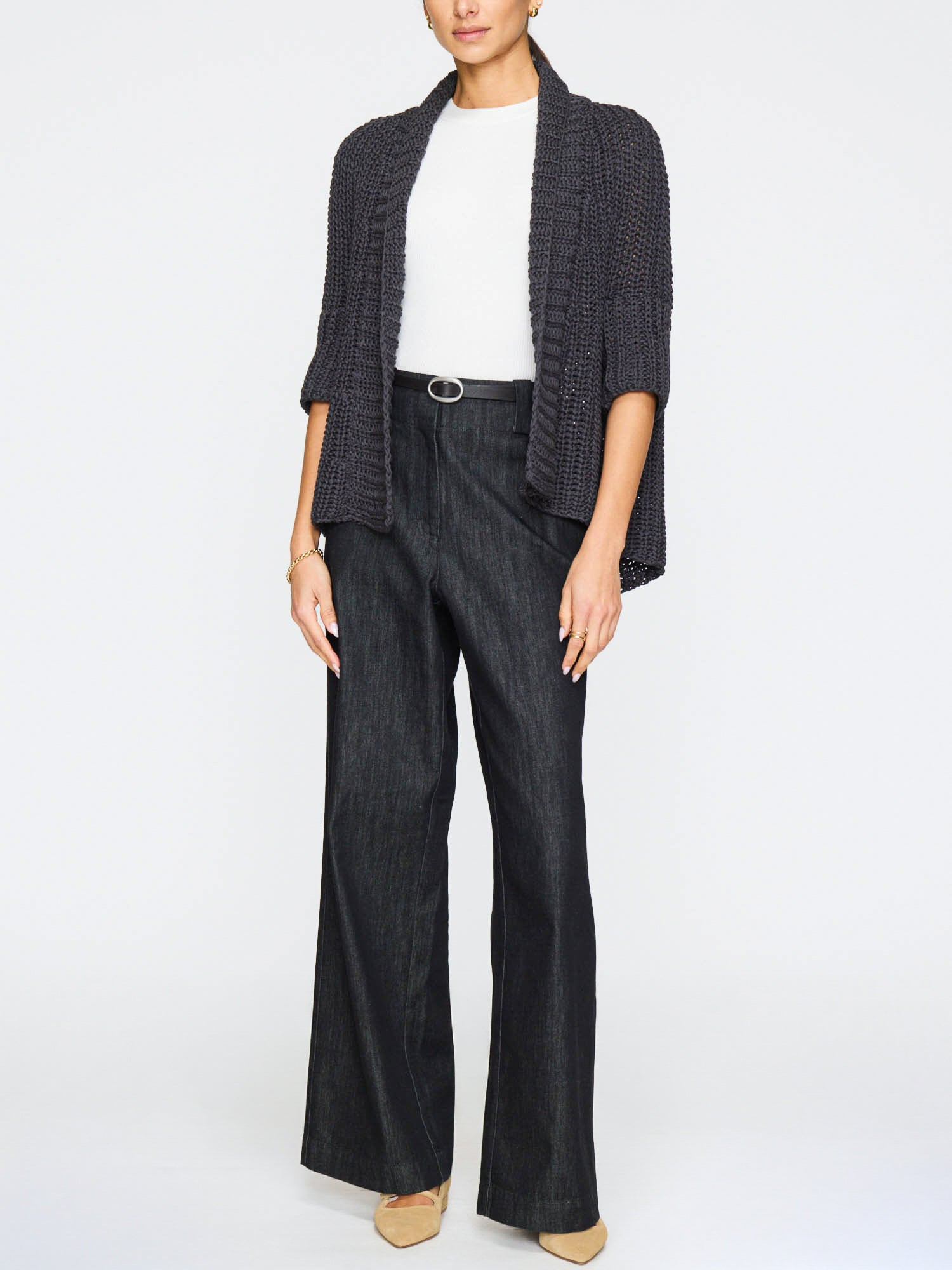 The Fida Handknit Shrug - 4