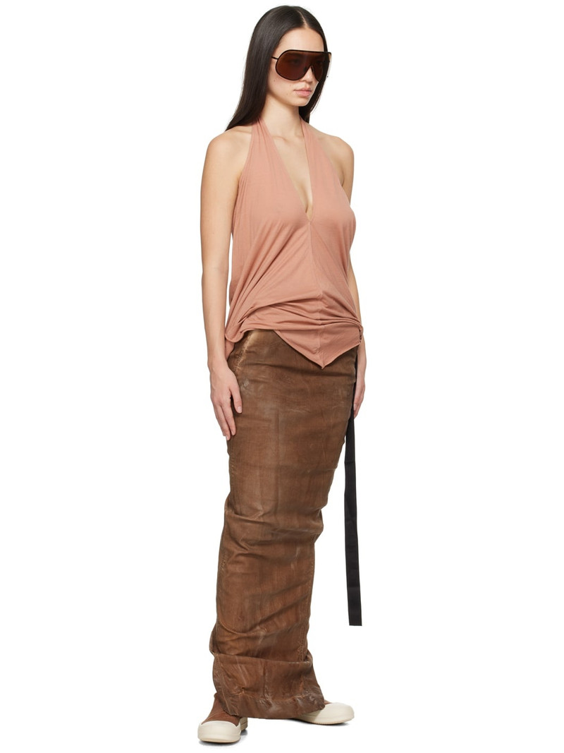 Rick Owens DRKSHDW Pink Halter Tank Top outlook