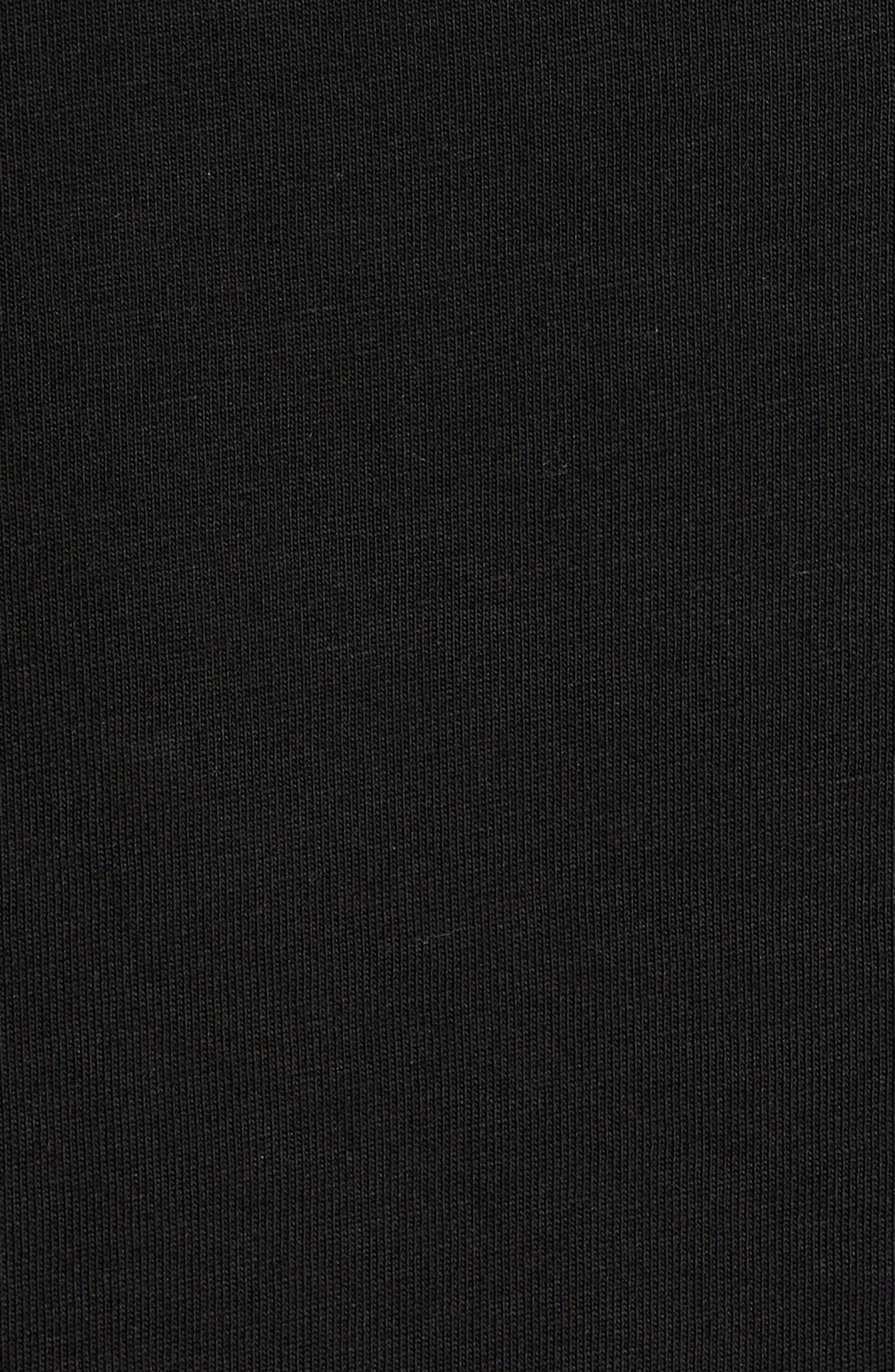 Moncler Pleated Long Sleeve T-Shirt in Black at Nordstrom - 5