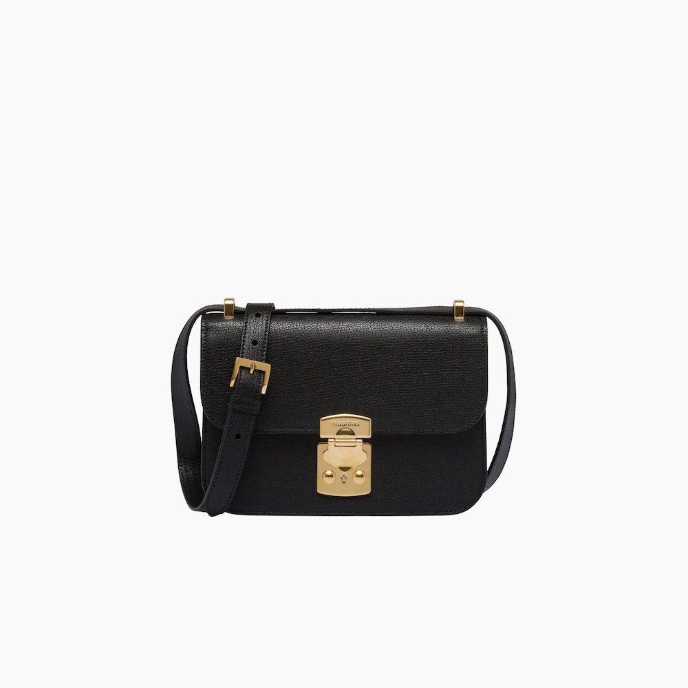 Madras leather shoulder bag - 1