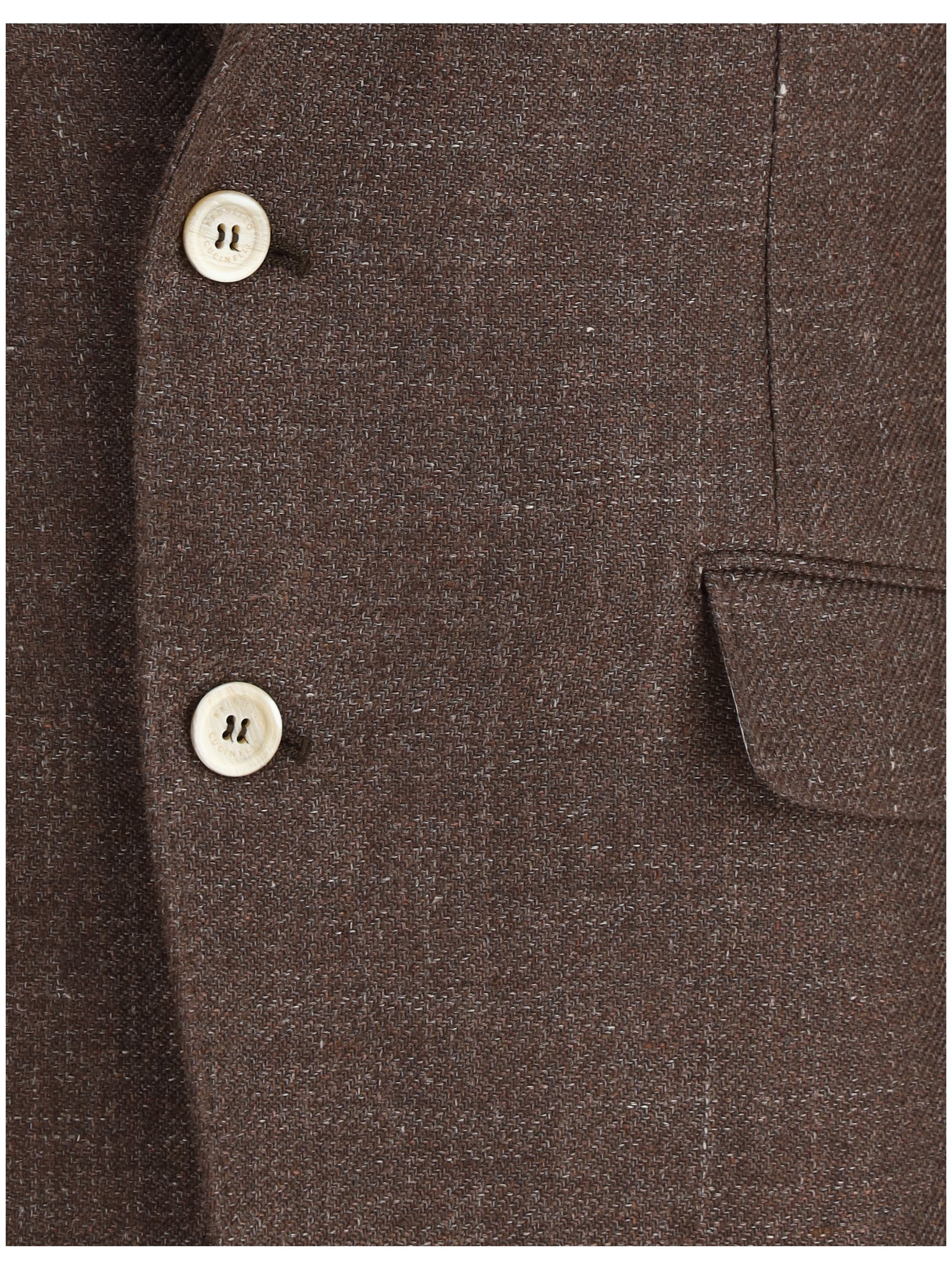 Brunello Cucinelli Men Linen Blazer Jacket - 3