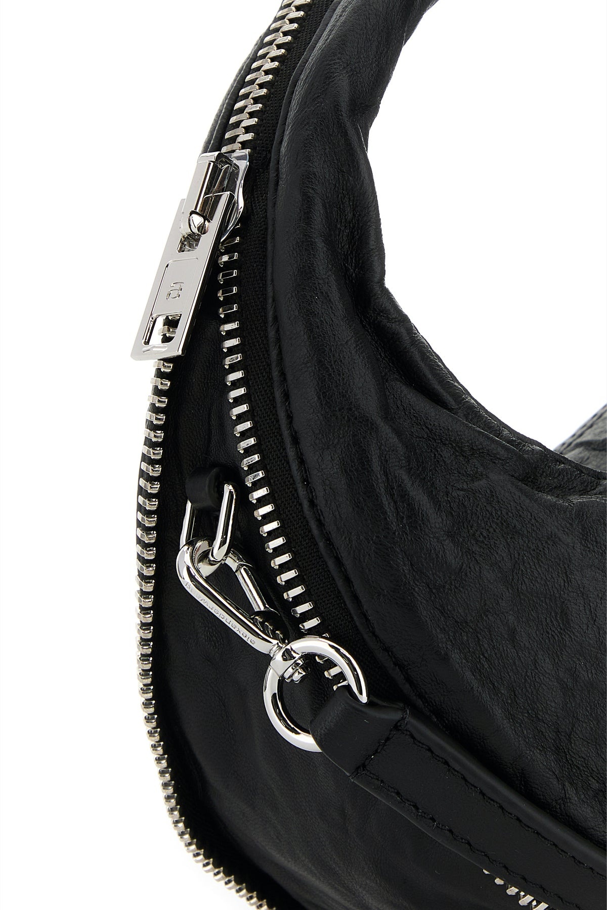 Black leather Twist handbag - 4