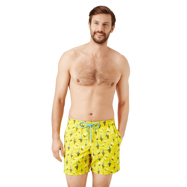 Men Swim Trunks Embroidered Bateaux sur l'eau - Limited Edition - 3