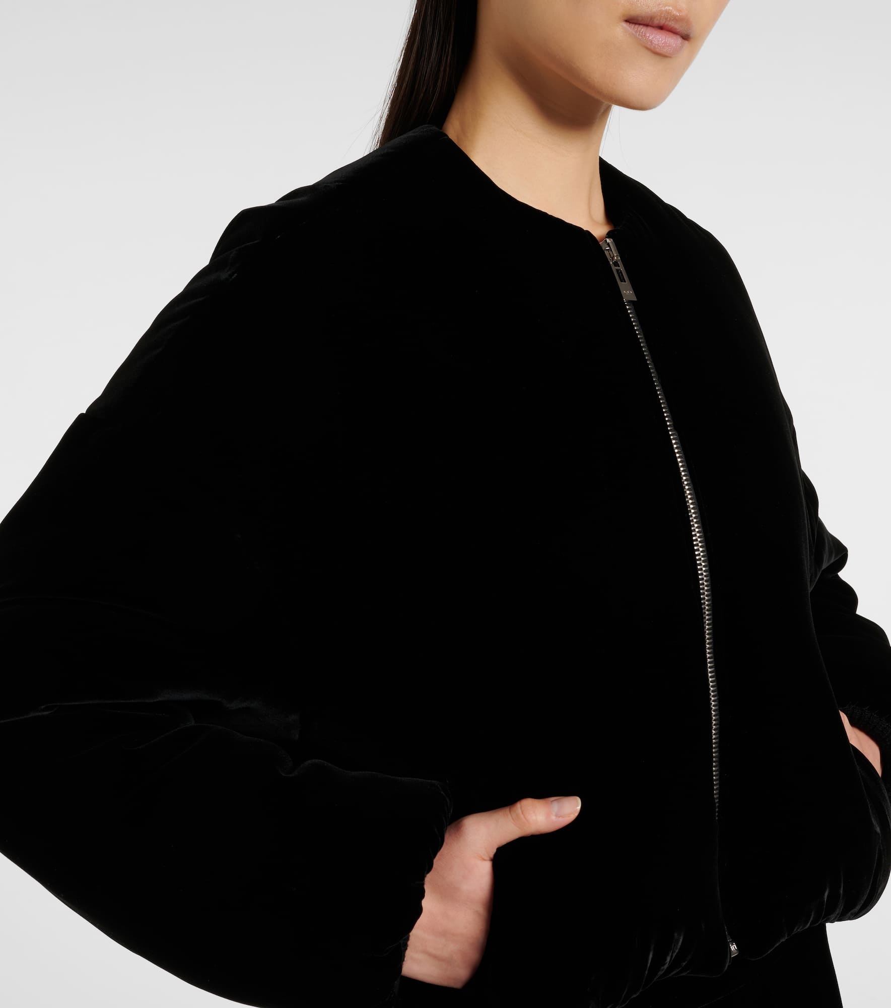 Velvet bomber jacket - 5