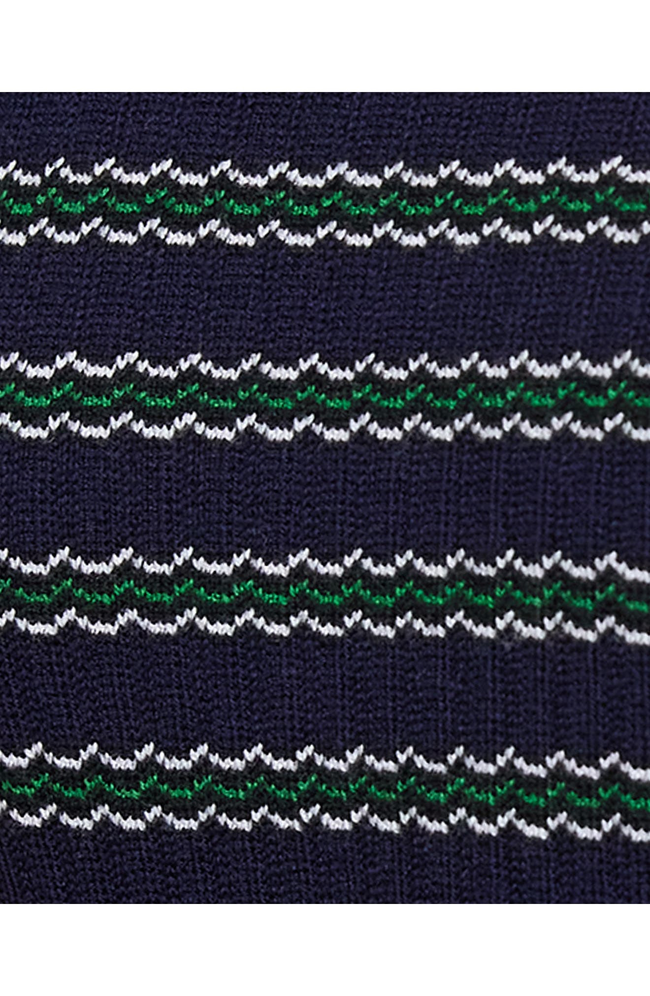 Theory Stripe Merino Wool Sweater in Deep Navy Multi at Nordstrom - 6