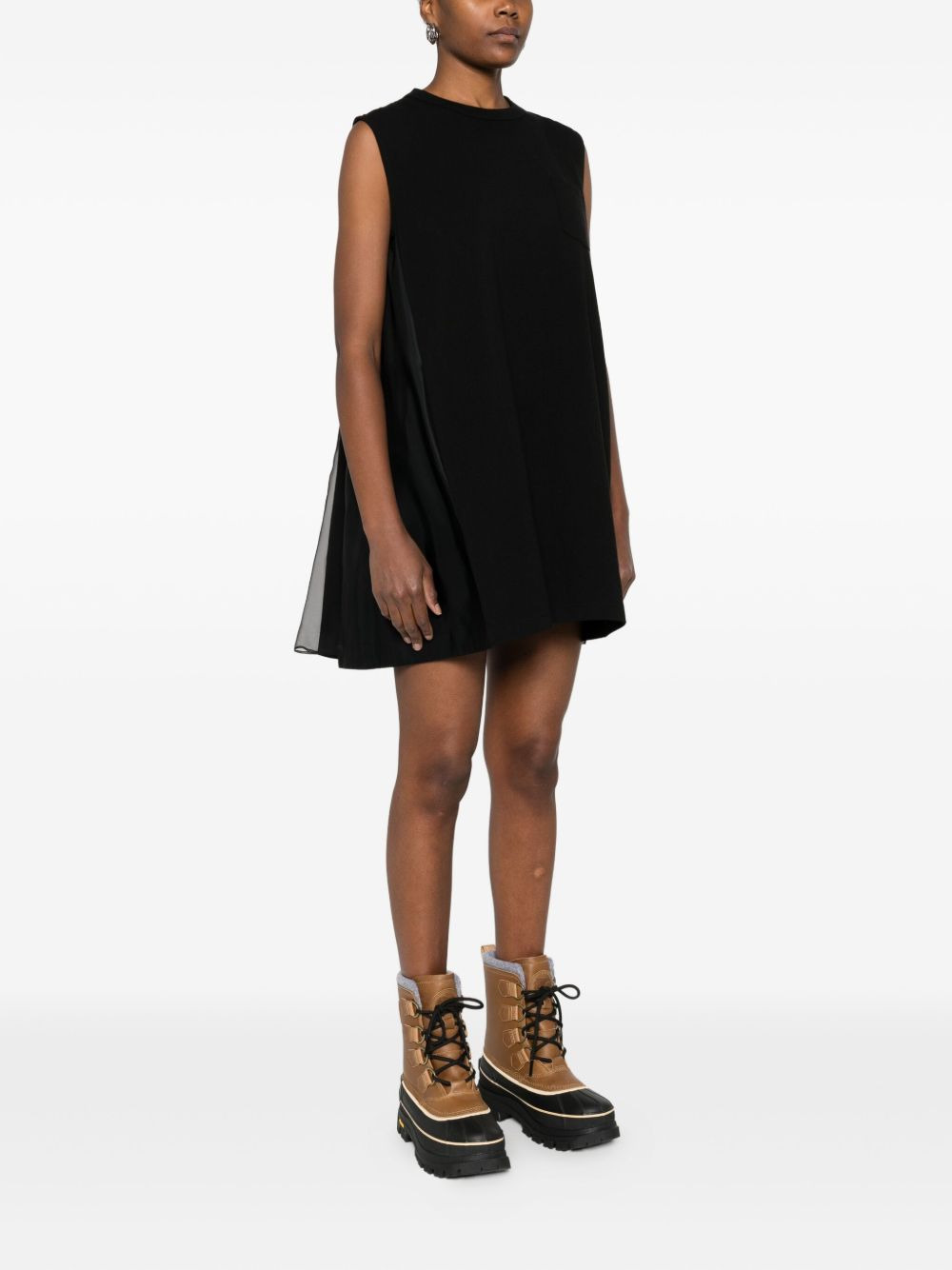 sleeveless mini dress - 4