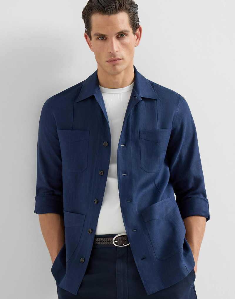 Linen easy fit guayabera 2