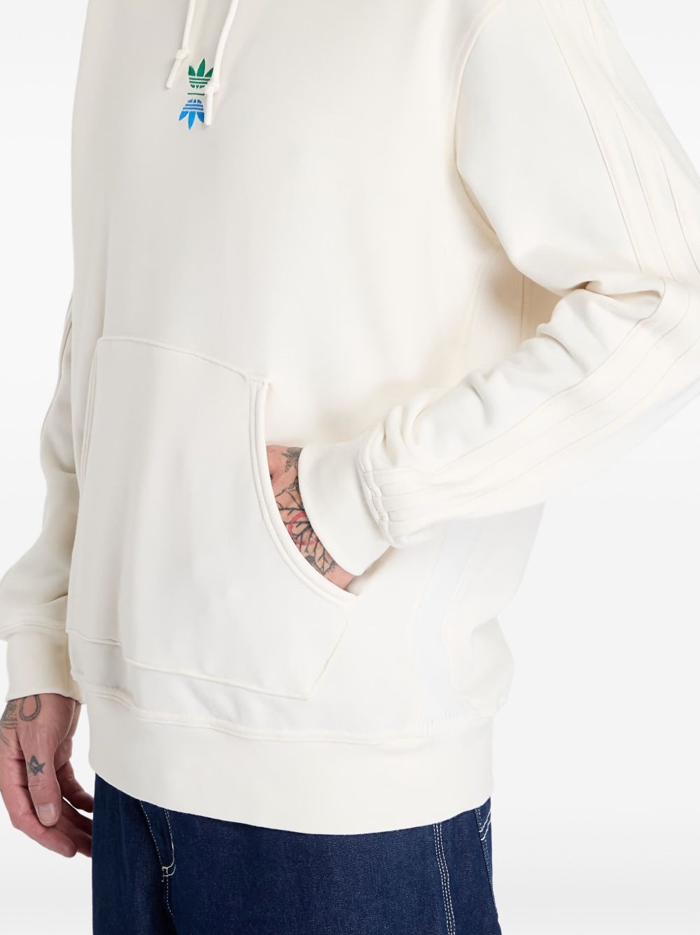 logo-embroidered hoodie - 5