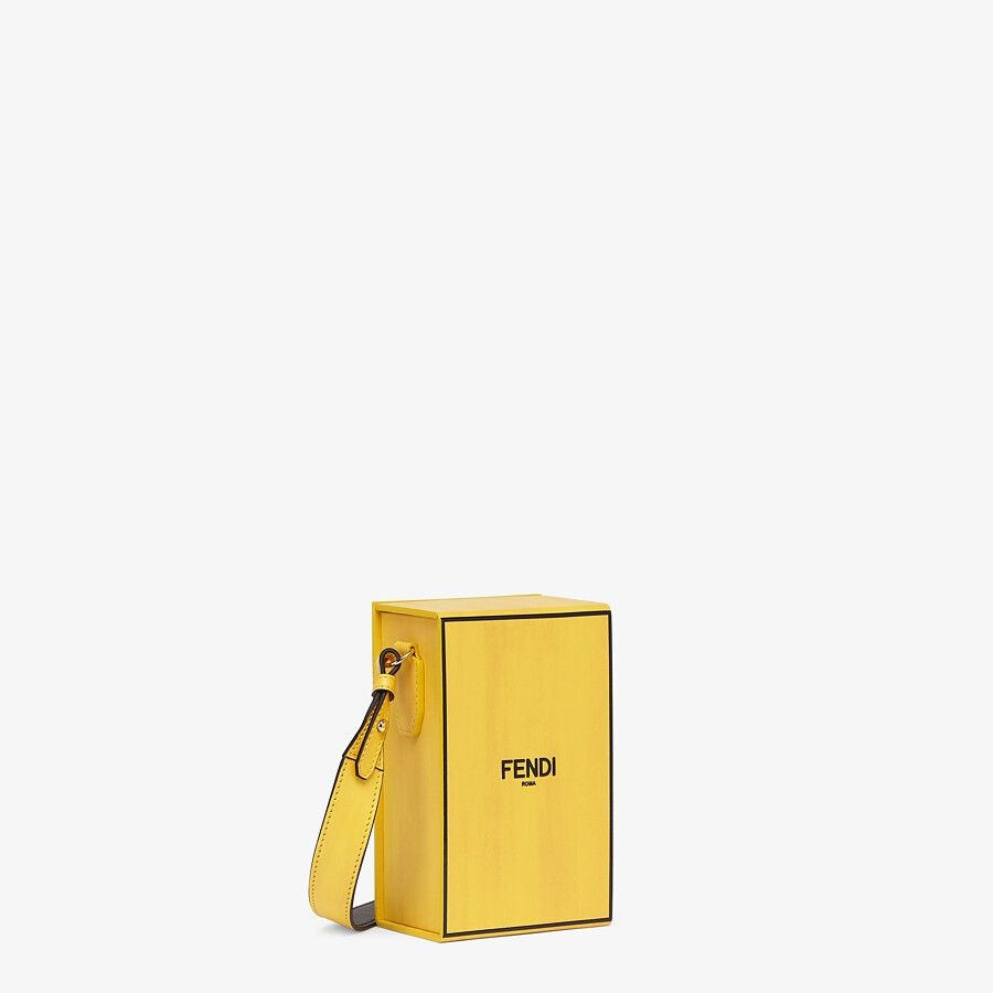 Yellow leather bag - 2