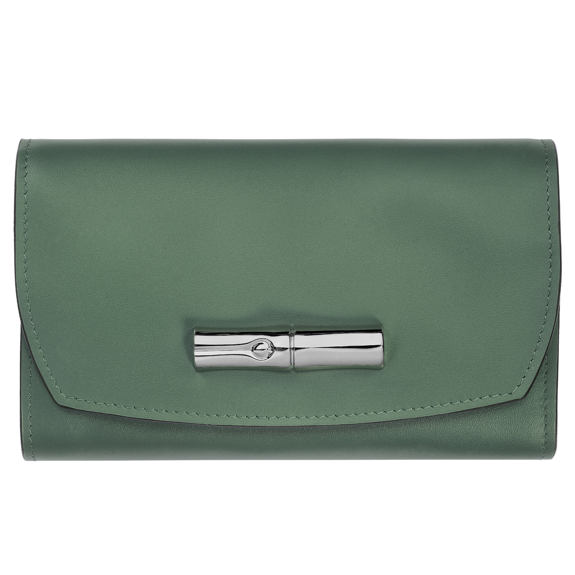 Roseau Wallet Sage - Leather - 1