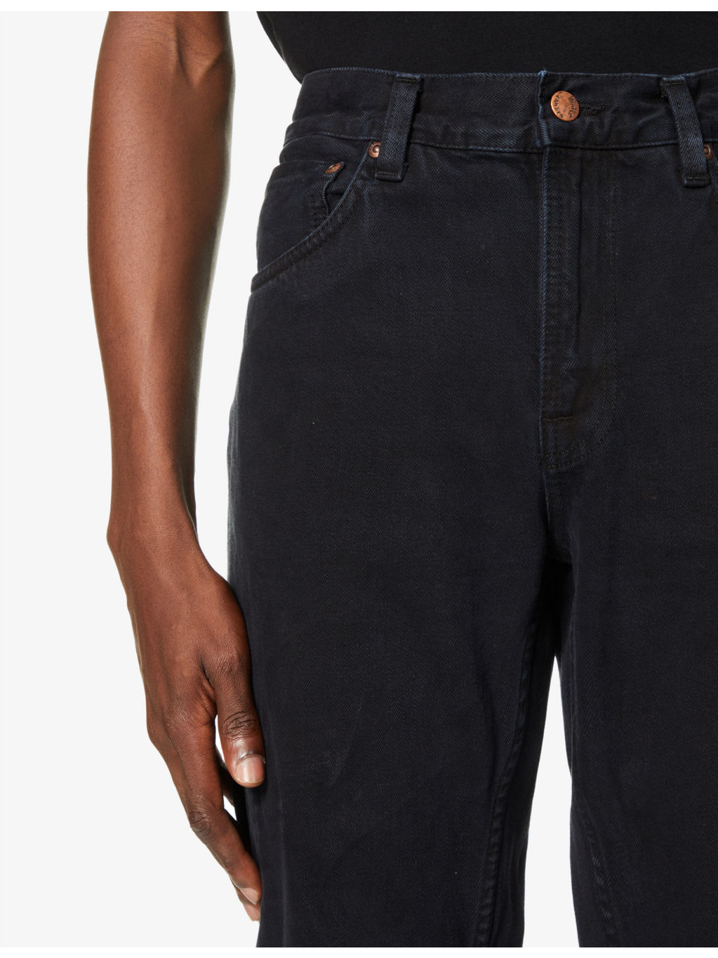 Gritty Jackson slim-fit straight denim jeans - 5