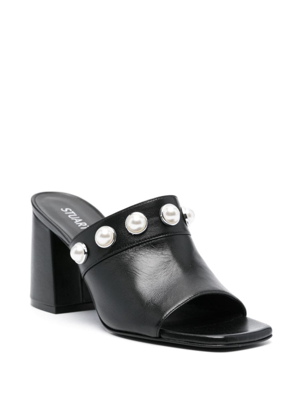 Portia 85mm leather mules - 2