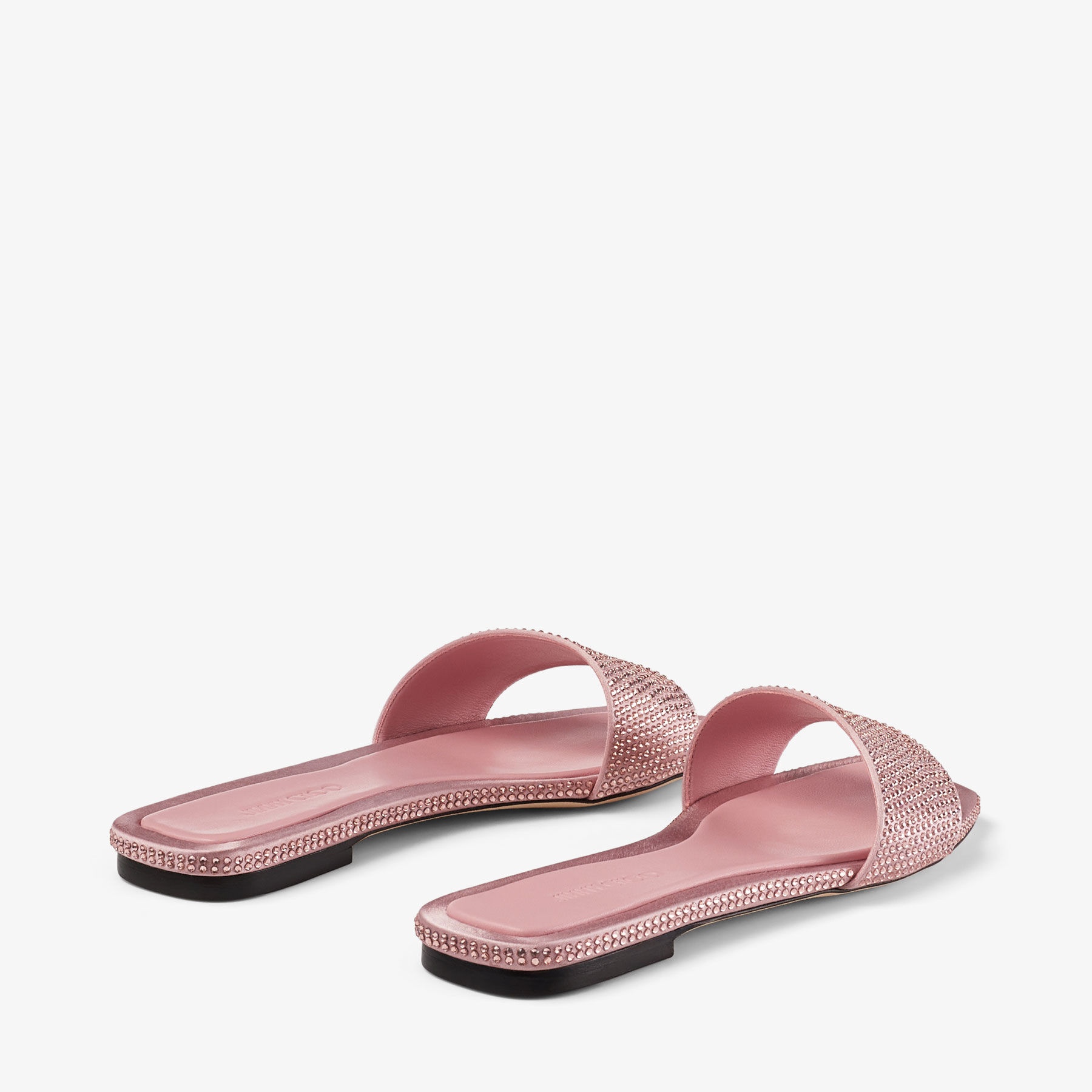 Clovis Flat
Rose Satin Crystal Flats - 5