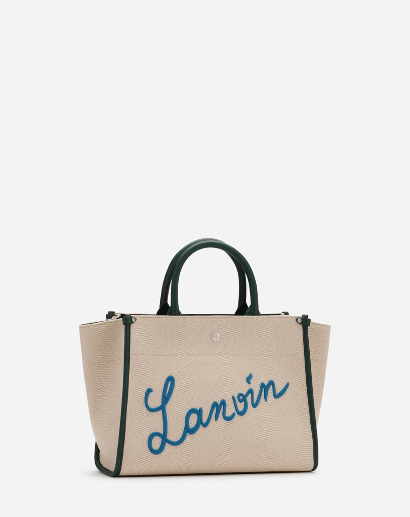 EMBROIDERED CANVAS IN&OUT BAG SM - 2