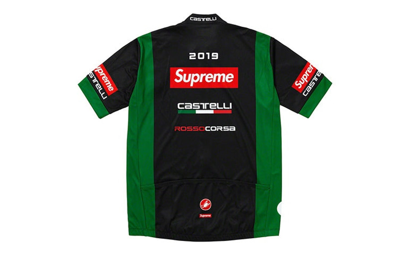 Supreme Supreme SS19 x Castelli Cycling Jersey Crossover Bike Short Sleeve Unisex Green SUP-SS19-10393 outlook