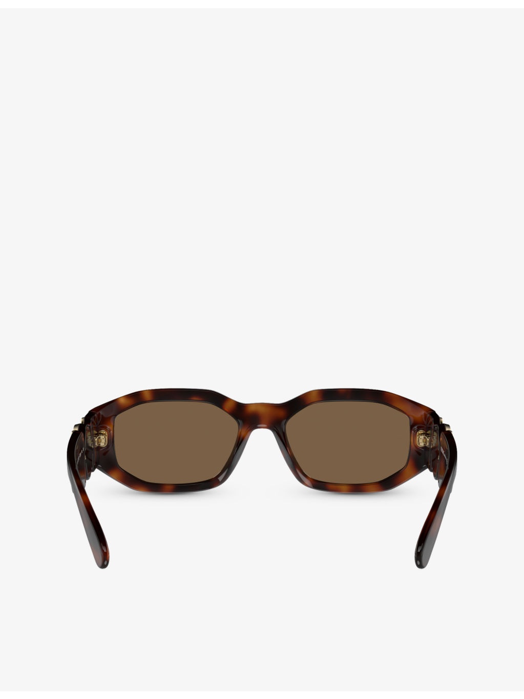 VE4361 Rectangle-Frame Tortoiseshell Acetate Sunglasses - 4