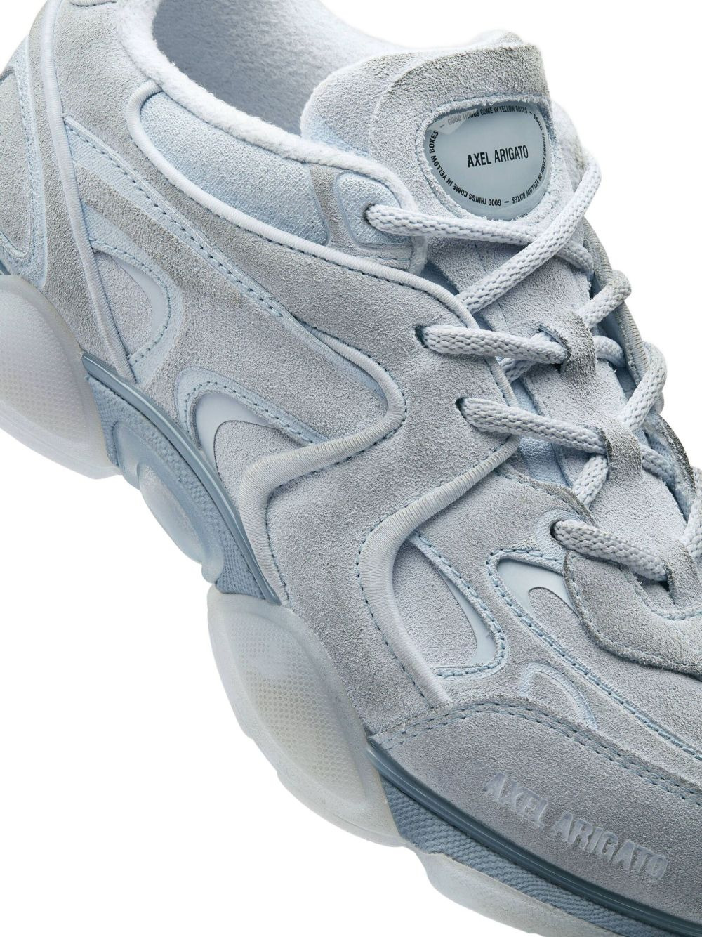 Eris sculpted-panel lace-up sneakers - 4