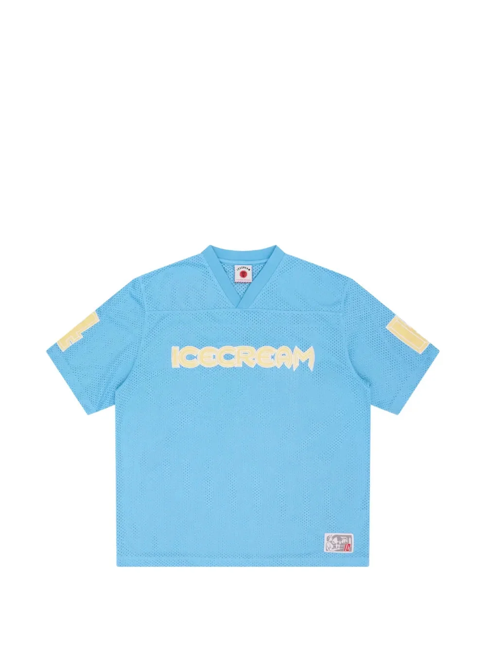 LOGO-PRINT MESH T-SHIRT - 1