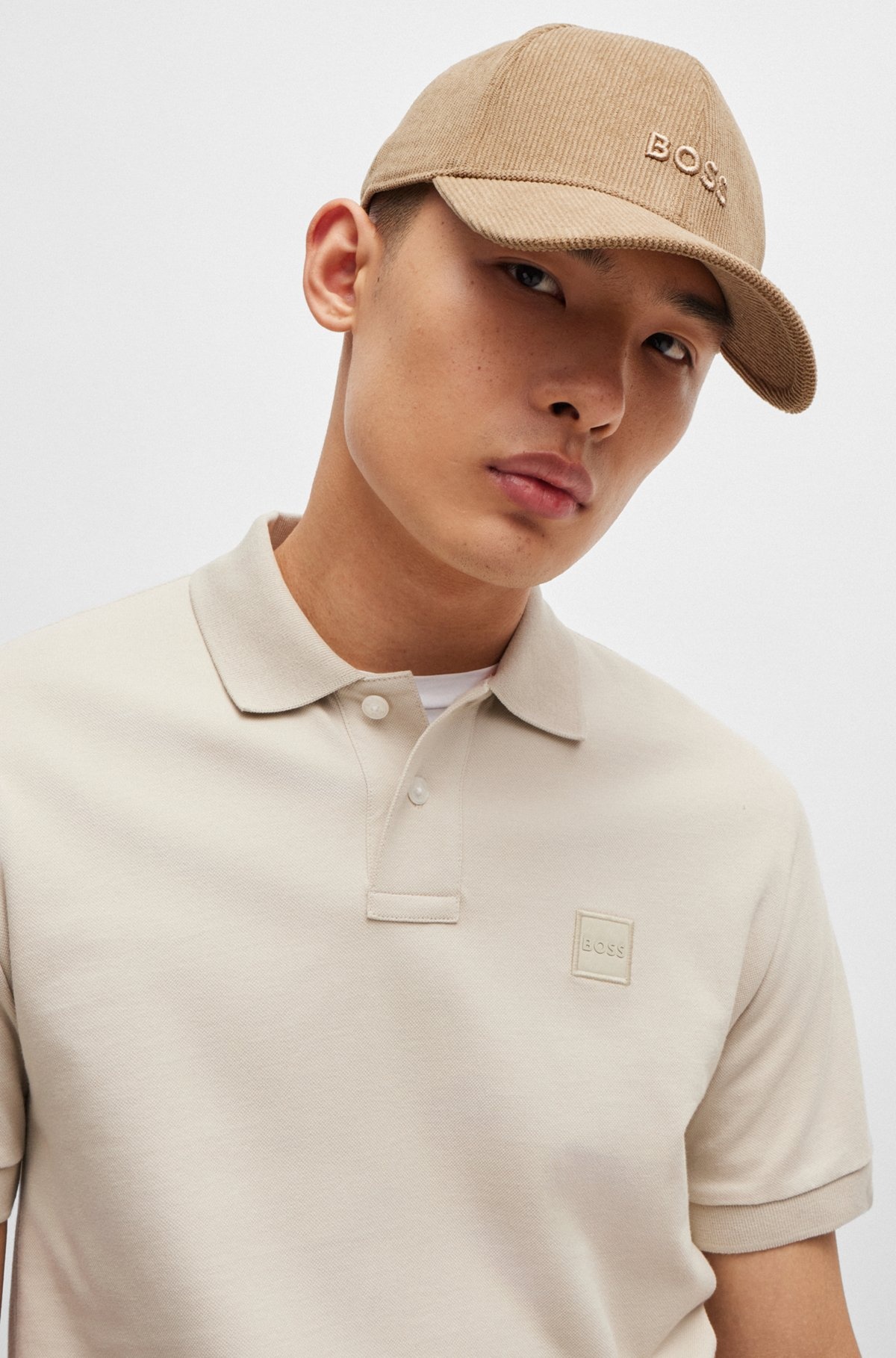 LOGO-EMBROIDERED CAP IN BABY CORDUROY - 4