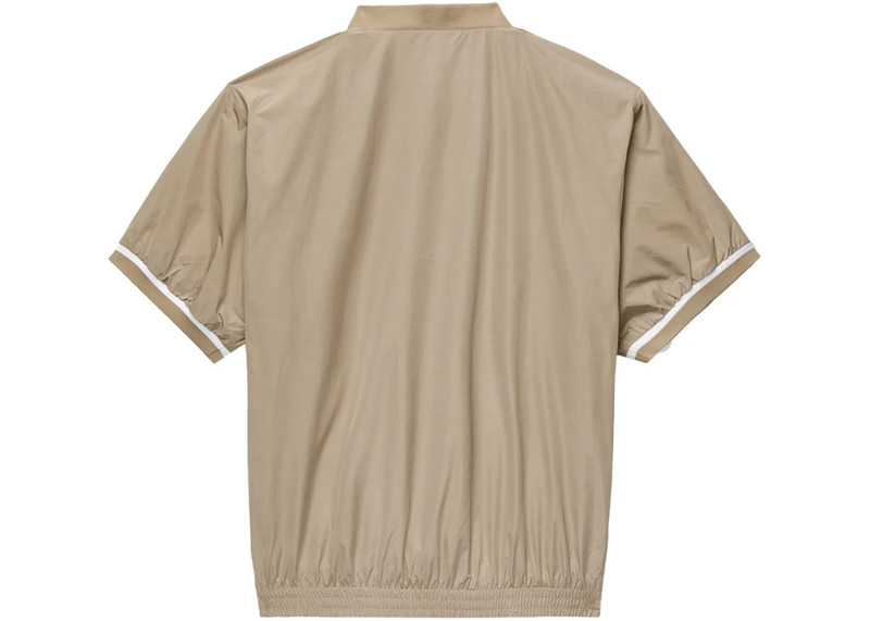 Nike Nike Authentics Short Sleeve Basketball Warm Up Shirt Brown outlook