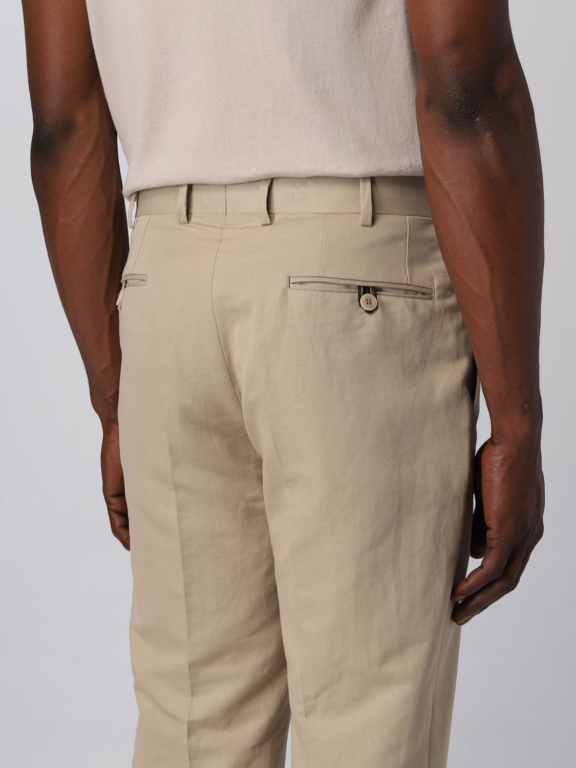 Brioni linen and cotton pants - 5