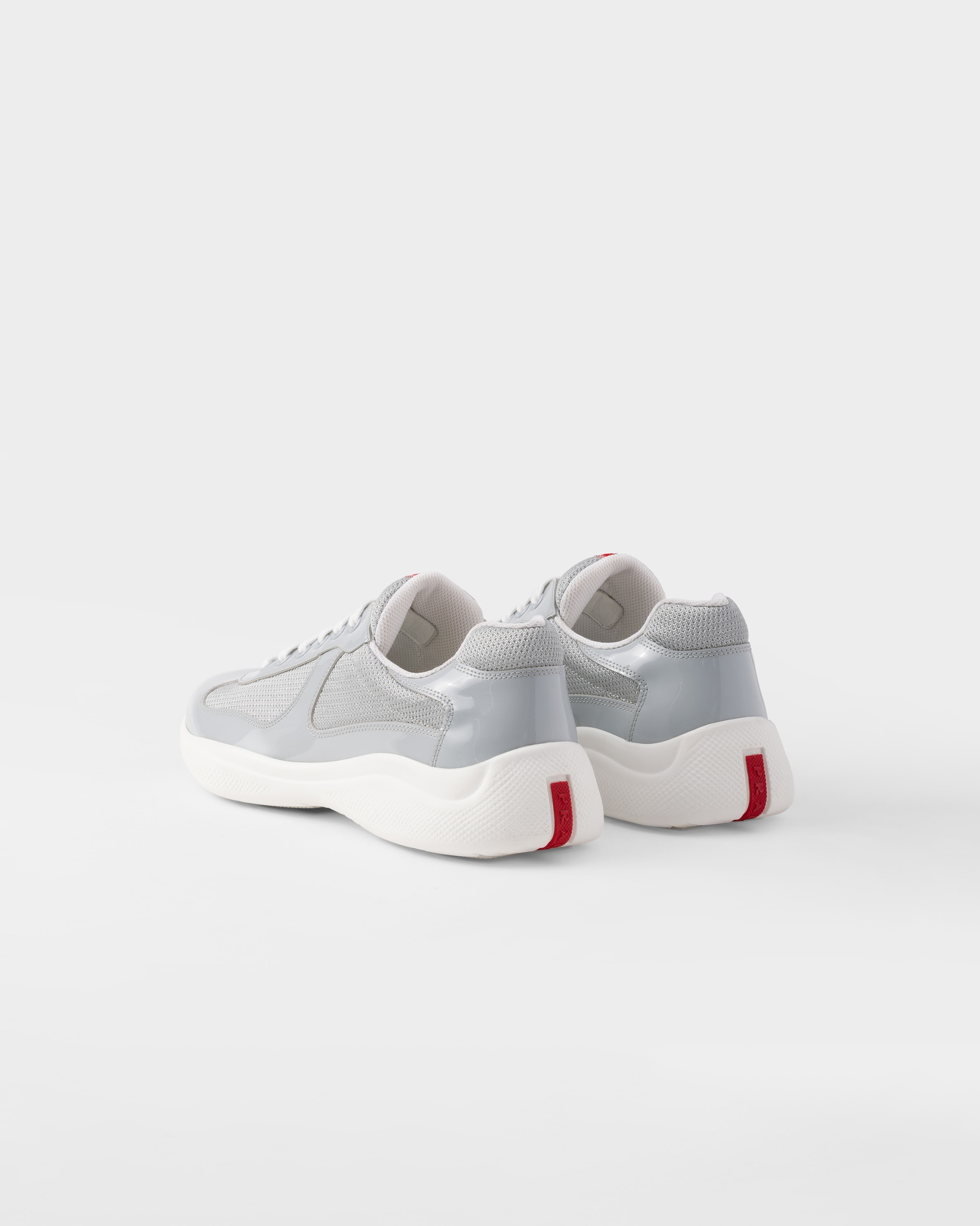 Patent leather and technical fabric Prada America's Cup sneakers - 4