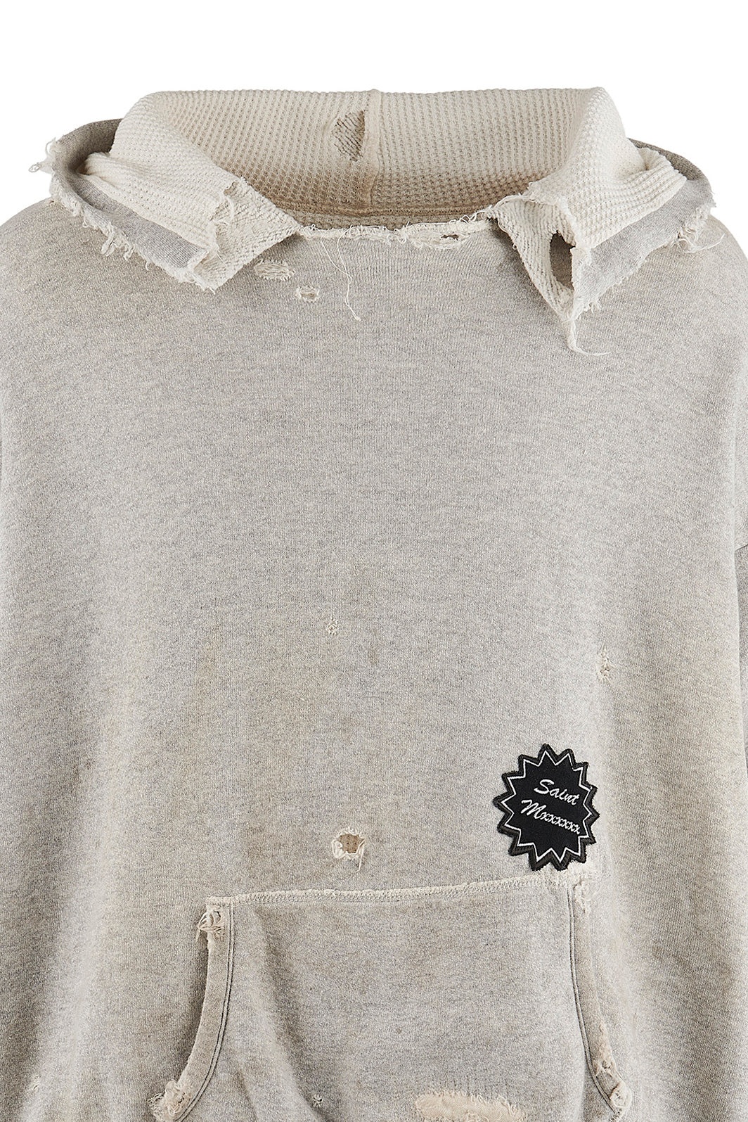 HOODIE/DOUBLE FACE / GRY - 3