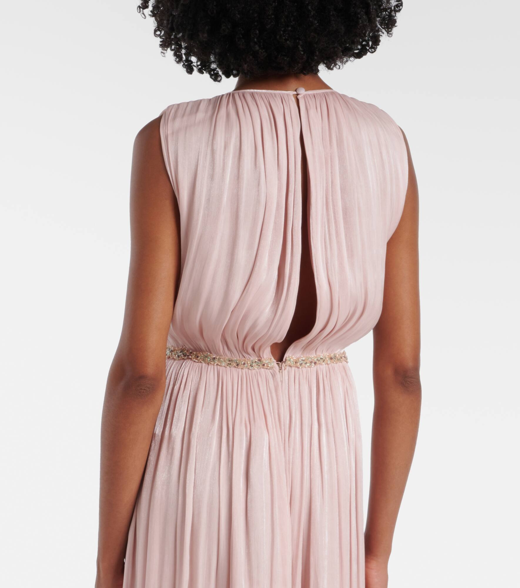 Jazmin georgette lamé gown - 7