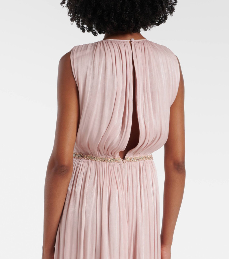 Jazmin georgette lamé gown 7