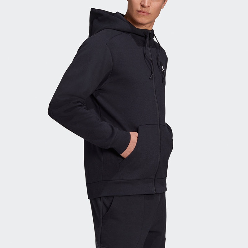 adidas Mhs Fz Sta Sports Hooded Knitted Jacket 'Black' FR7158 - 5