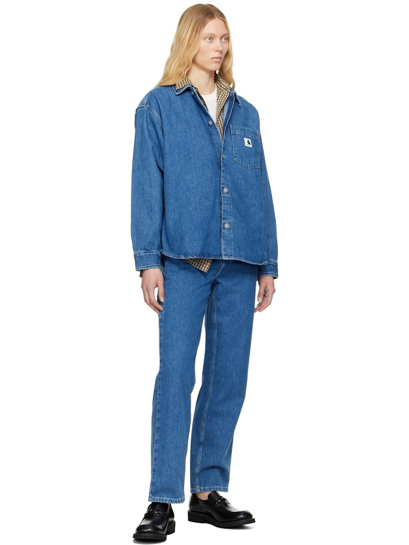 Carhartt Blue Pierce Straight Jeans outlook
