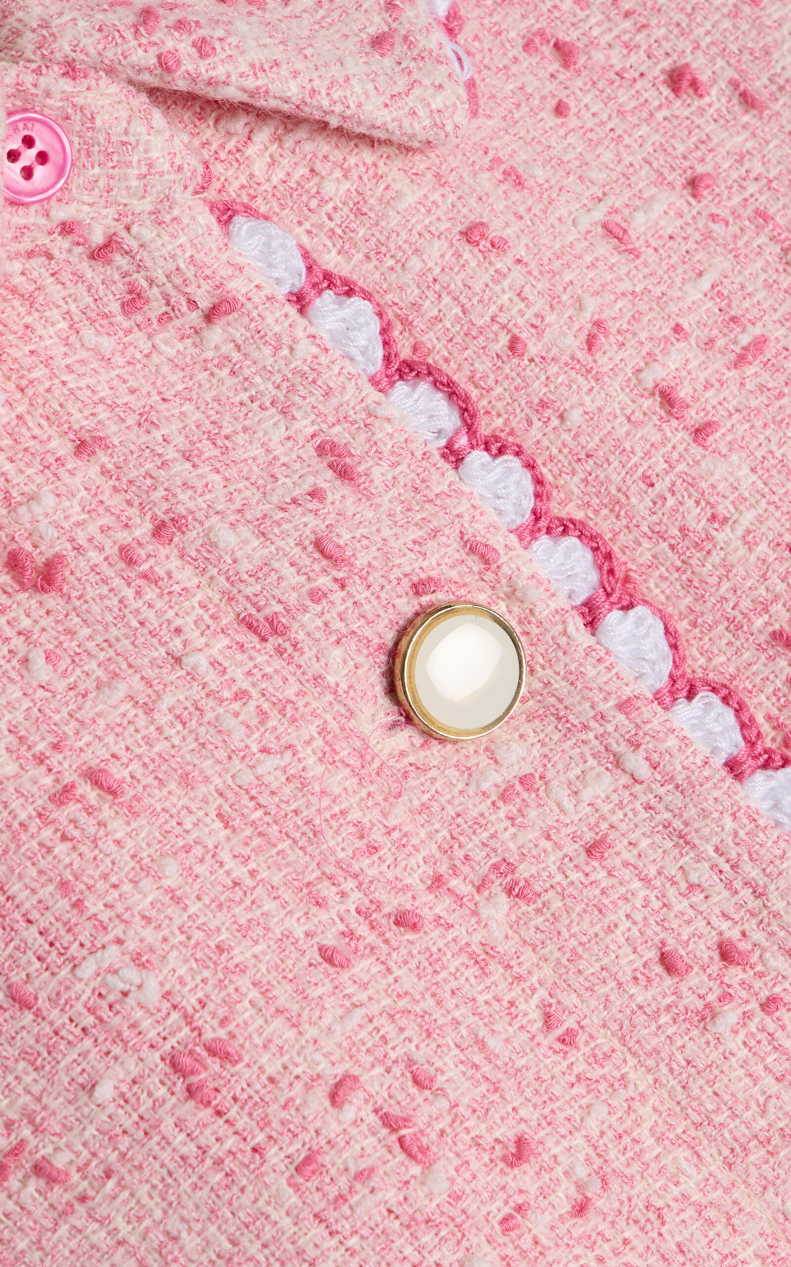 Khloe Tweed Cover-Up Shirt pink - 5