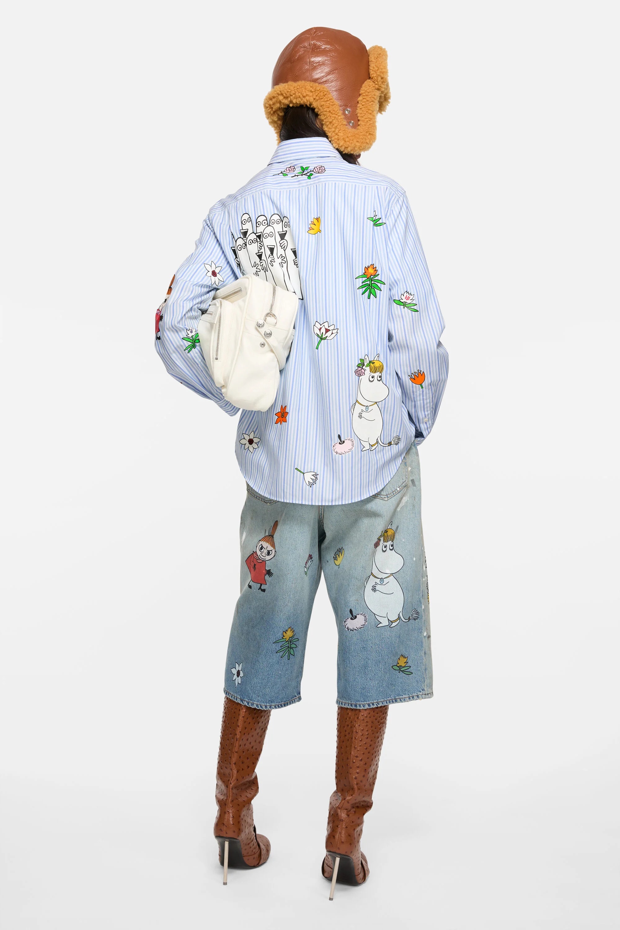 Shirt Acne Studios x Moomin - White/blue - 3